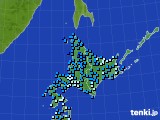 2021年02月20日の北海道地方のアメダス(気温)
