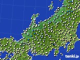 北陸地方のアメダス実況(気温)(2021年02月20日)