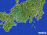 東海地方のアメダス実況(気温)(2021年02月20日)