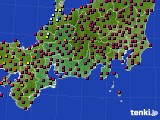 東海地方のアメダス実況(日照時間)(2021年02月22日)