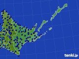 道東のアメダス実況(気温)(2021年02月22日)