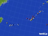 沖縄地方のアメダス実況(日照時間)(2021年02月24日)