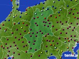長野県のアメダス実況(日照時間)(2021年02月24日)