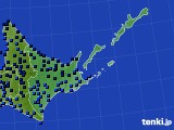 道東のアメダス実況(気温)(2021年02月24日)