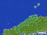 2021年02月24日の島根県のアメダス(気温)