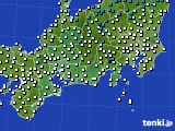 東海地方のアメダス実況(気温)(2021年02月25日)
