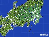 関東・甲信地方のアメダス実況(風向・風速)(2021年02月26日)