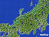 北陸地方のアメダス実況(風向・風速)(2021年02月26日)