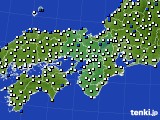 近畿地方のアメダス実況(風向・風速)(2021年02月26日)