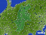 長野県のアメダス実況(風向・風速)(2021年02月26日)