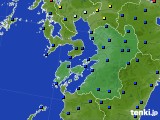 熊本県のアメダス実況(日照時間)(2021年02月27日)