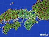 近畿地方のアメダス実況(日照時間)(2021年02月28日)