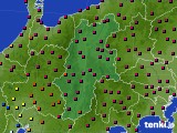長野県のアメダス実況(日照時間)(2021年02月28日)