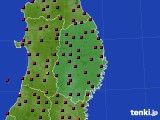 2021年02月28日の岩手県のアメダス(日照時間)