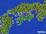 四国地方のアメダス実況(日照時間)(2021年03月01日)