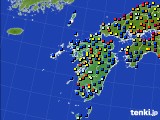 2021年03月01日の九州地方のアメダス(日照時間)