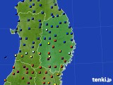 岩手県のアメダス実況(日照時間)(2021年03月01日)