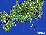 東海地方のアメダス実況(風向・風速)(2021年03月01日)