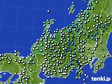 北陸地方のアメダス実況(降水量)(2021年03月02日)