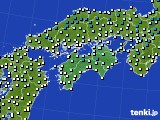 2021年03月02日の四国地方のアメダス(気温)