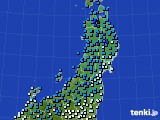 2021年03月03日の東北地方のアメダス(気温)