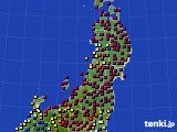 2021年03月04日の東北地方のアメダス(日照時間)