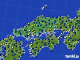 中国地方のアメダス実況(日照時間)(2021年03月04日)