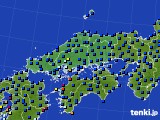 中国地方のアメダス実況(日照時間)(2021年03月05日)