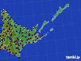 道東のアメダス実況(日照時間)(2021年03月06日)