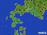 道南のアメダス実況(日照時間)(2021年03月06日)