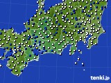 2021年03月06日の東海地方のアメダス(風向・風速)