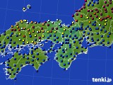 2021年03月07日の近畿地方のアメダス(日照時間)