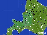 道央のアメダス実況(風向・風速)(2021年03月07日)