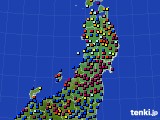 2021年03月08日の東北地方のアメダス(日照時間)