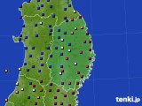 2021年03月10日の岩手県のアメダス(日照時間)