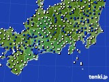2021年03月10日の東海地方のアメダス(風向・風速)