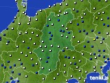 2021年03月10日の長野県のアメダス(風向・風速)