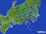 関東・甲信地方のアメダス実況(降水量)(2021年03月13日)