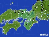 近畿地方のアメダス実況(降水量)(2021年03月13日)