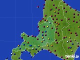 道央のアメダス実況(日照時間)(2021年03月13日)
