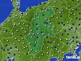 2021年03月14日の長野県のアメダス(風向・風速)