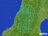 山形県のアメダス実況(降水量)(2021年03月16日)