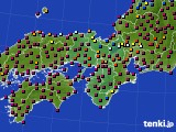 2021年03月17日の近畿地方のアメダス(日照時間)