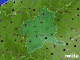 群馬県のアメダス実況(日照時間)(2021年03月18日)