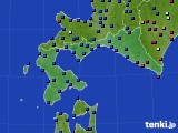 道南のアメダス実況(日照時間)(2021年03月18日)