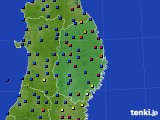 2021年03月18日の岩手県のアメダス(日照時間)