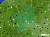 群馬県のアメダス実況(風向・風速)(2021年03月18日)