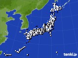 2021年03月19日のアメダス(風向・風速)