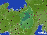 滋賀県のアメダス実況(日照時間)(2021年03月23日)