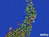 東北地方のアメダス実況(日照時間)(2021年03月26日)